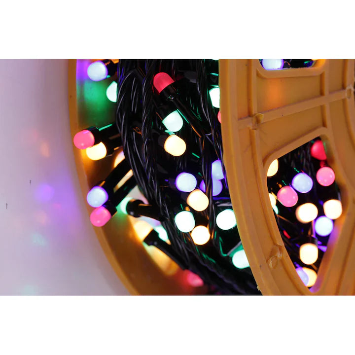 Instalatie de Craciun Multicolor AT PERFORMANCE®, Tip Rola, MENTON, Liniara, 50m, 500 leduri 6025RB / ghirlanda lunga, Utilizare Exterior-Interior, Model A100.